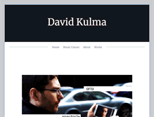 Tablet Screenshot of davidkulma.com